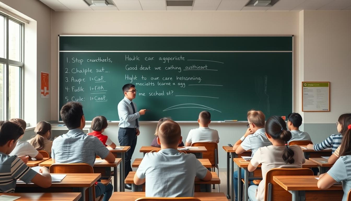 Student preparing for exams with study materials
